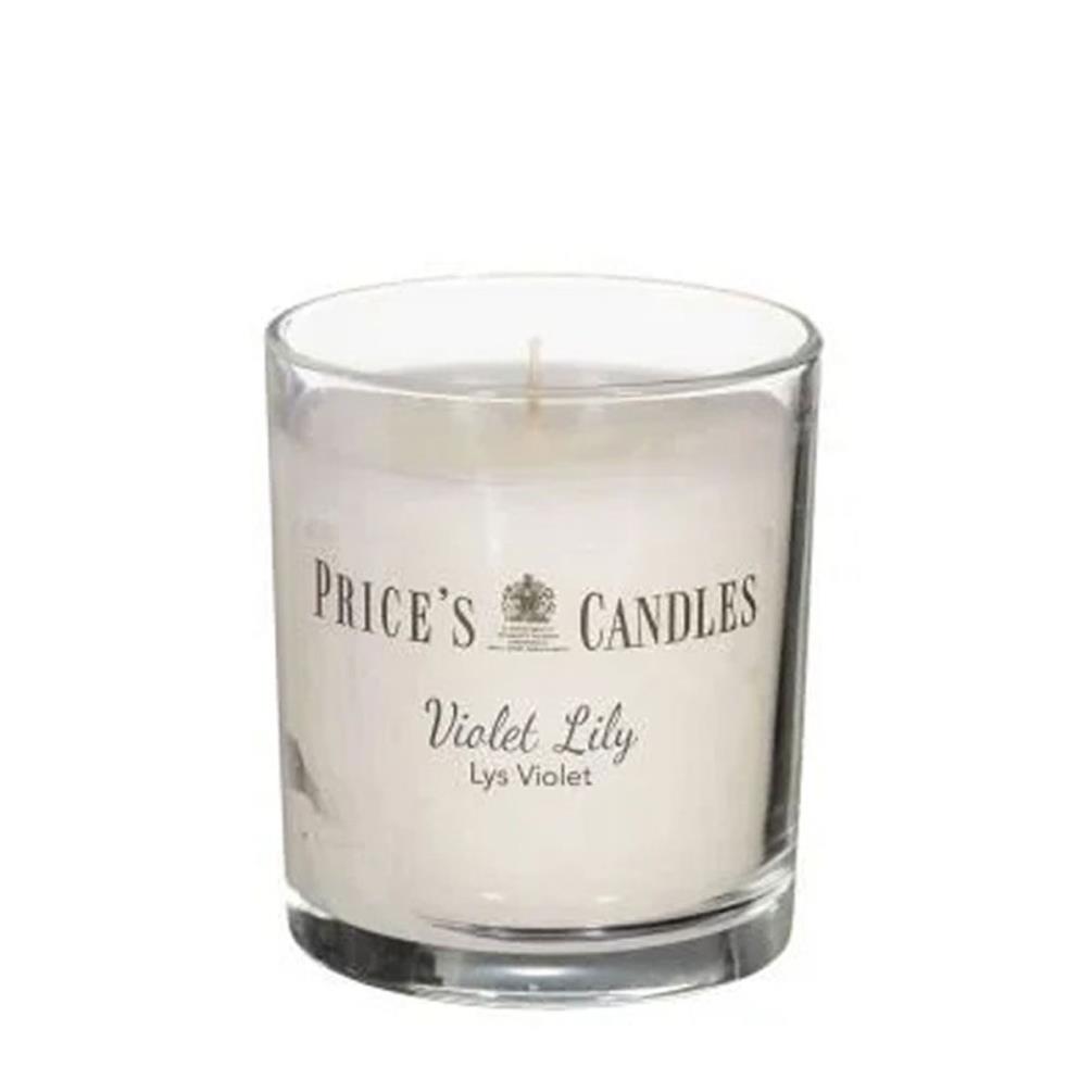 Price's Violet Lily Boxed Small Jar Candle £4.79